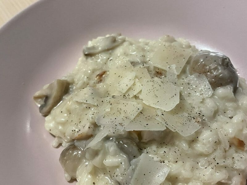 Cliquez pour zoomer ! Risotto poulet et champignons Thermomix par emma_parent