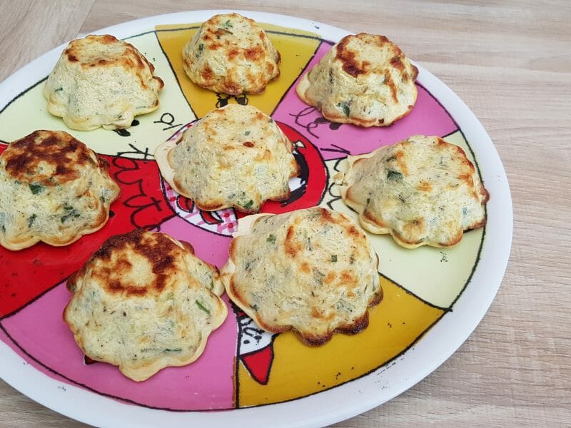 Cliquez pour zoomer ! Mini frittatas à la courgette et chèvre Thermomix par Soiz14