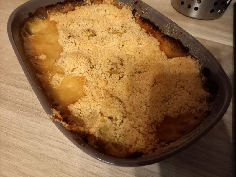 Cliquez pour zoomer ! Crumble poulet, courgettes et parmesan Thermomix par Soiz14