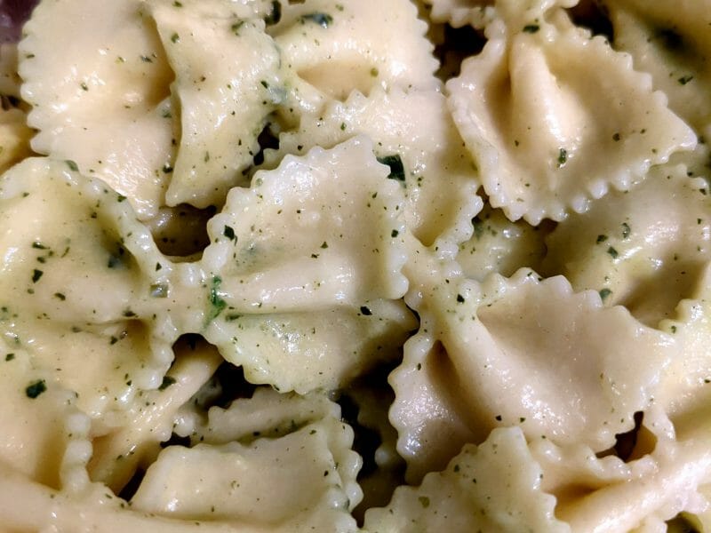 Cliquez pour zoomer ! Farfalle à la crème de courgettes Thermomix par johannabouche