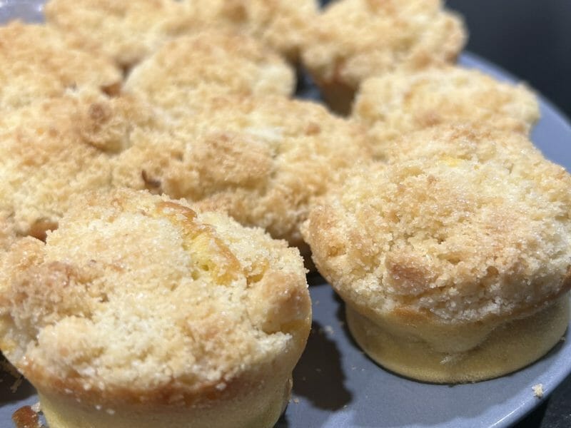 Cliquez pour zoomer ! Muffins aux pommes façon crumble Thermomix par Aurel85