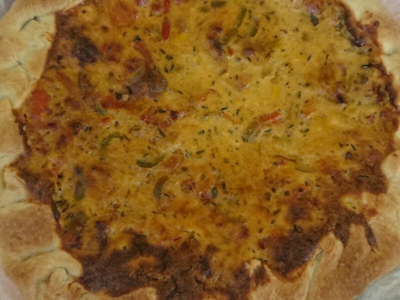 Cliquez pour zoomer ! Quiche poivrons et courgettes Thermomix par rinette_1