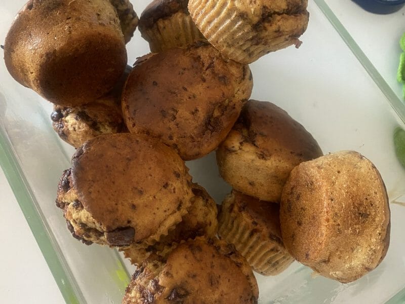 Cliquez pour zoomer ! Cake banane et pépites de chocolat Thermomix par salabrina