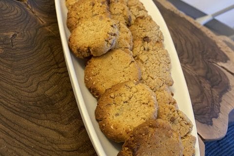 Cliquez pour zoomer ! Biscuits aux flocons d’avoine et amandes Thermomix par salabrina