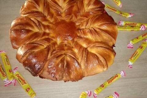Cliquez pour zoomer ! Brioche étoilée au Nutella Thermomix par melbilou62