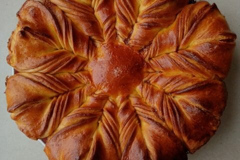 Cliquez pour zoomer ! Brioche étoilée au Nutella Thermomix par melbilou62