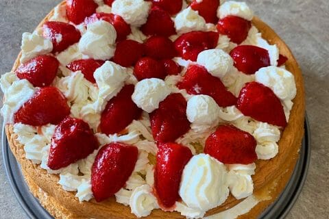 Cliquez pour zoomer ! Shortcake aux fraises Thermomix par sanajolie