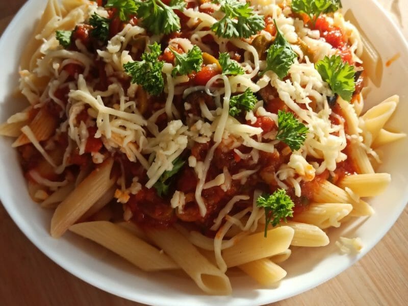 Cliquez pour zoomer ! Penne alla puttanesca Thermomix par joseelio