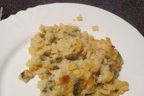Cliquez pour zoomer ! Gratin de crozets aux courgettes et saumon fumé Thermomix par noellie_6