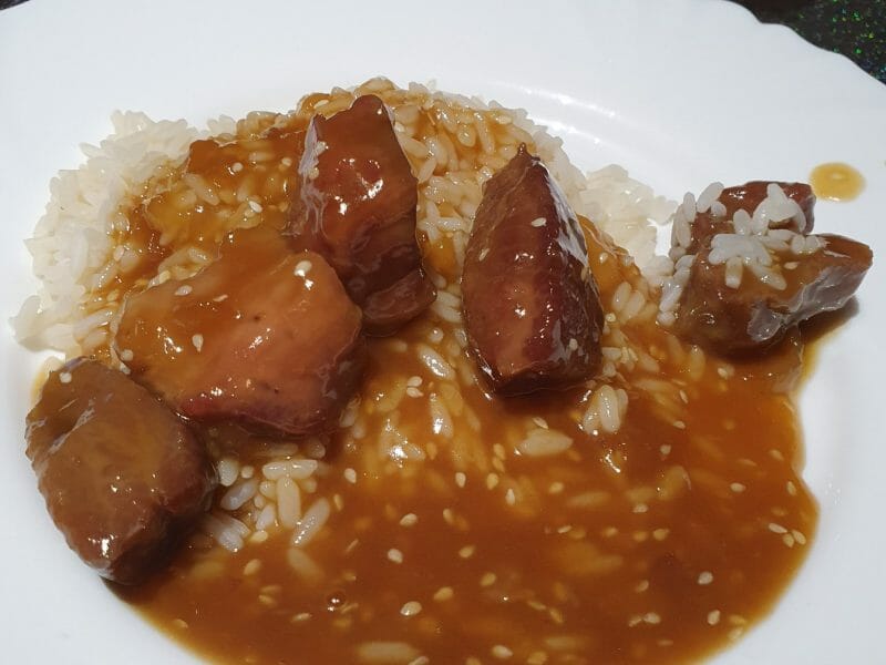 Cliquez pour zoomer ! Porc au caramel Thermomix par noellie_6