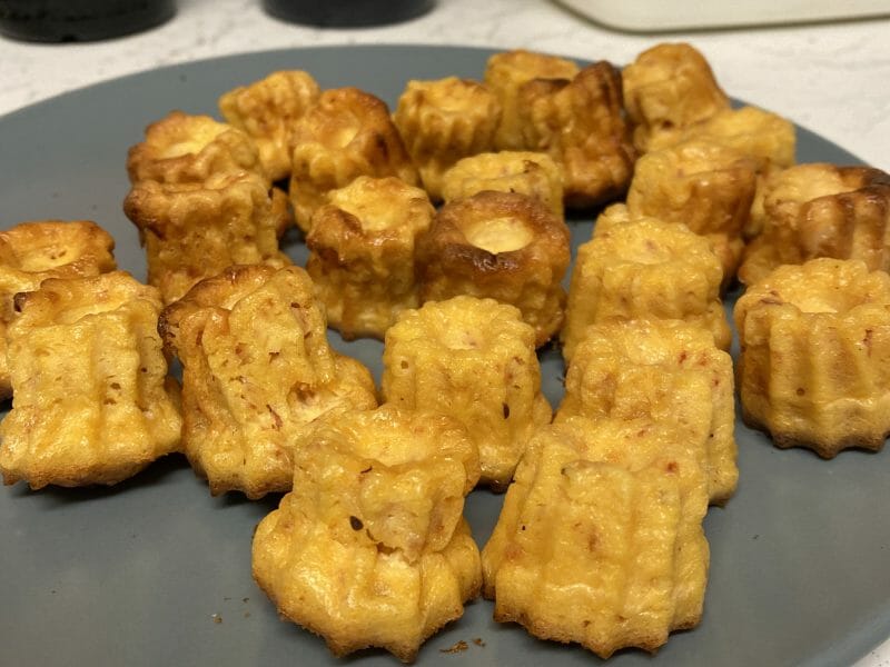 Cliquez pour zoomer ! Mini cannelés chorizo comté Thermomix par leah_5