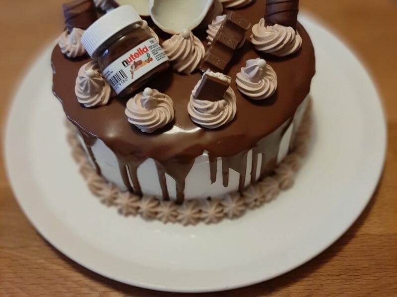 Cliquez pour zoomer ! Layer cake Kinder Bueno Thermomix par miss_v