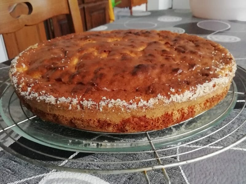 Cliquez pour zoomer ! Gâteau aux pommes et mascarpone Thermomix par Ougva