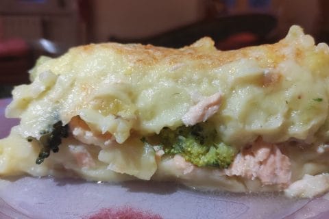 Cliquez pour zoomer ! Parmentier de saumon aux épinards Thermomix par france_13