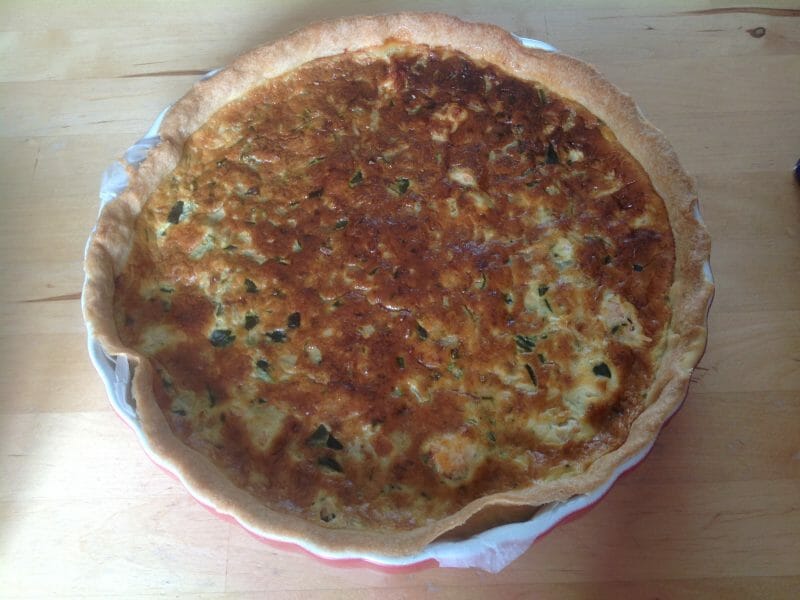 Cliquez pour zoomer ! Quiche saumon et courgettes Thermomix par Mumu0502