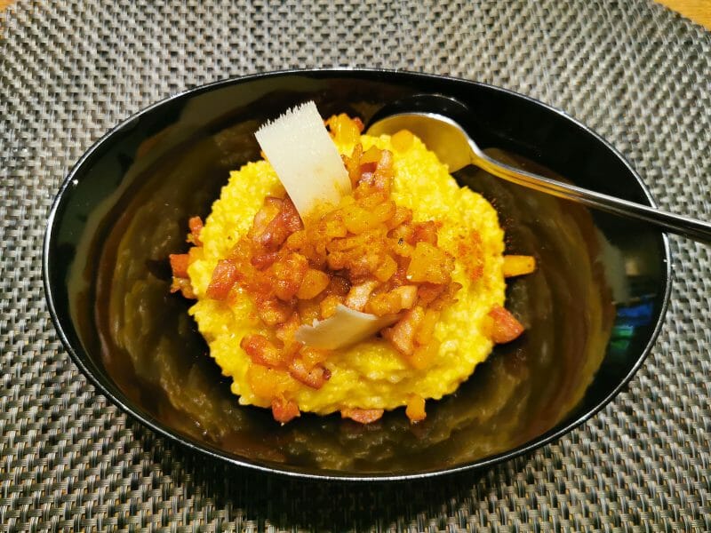 Risotto butternut et chèvre frais Thermomix par jeamilie
