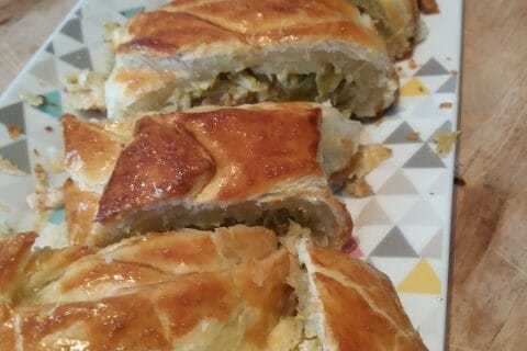 Cliquez pour zoomer ! Feuilleté saumon et poireaux Thermomix par lolob62