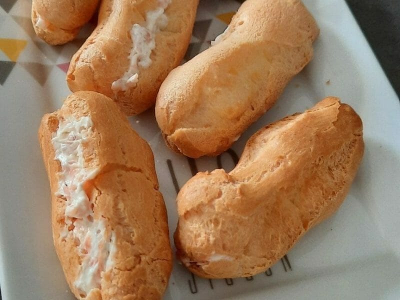 Cliquez pour zoomer ! Mini éclairs au saumon fumé Thermomix par lolob62