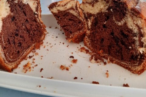 Cliquez pour zoomer ! Marbré au chocolat Thermomix par lolob62