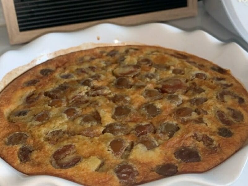 Cliquez pour zoomer ! Clafoutis aux mirabelles Thermomix par hanane_34