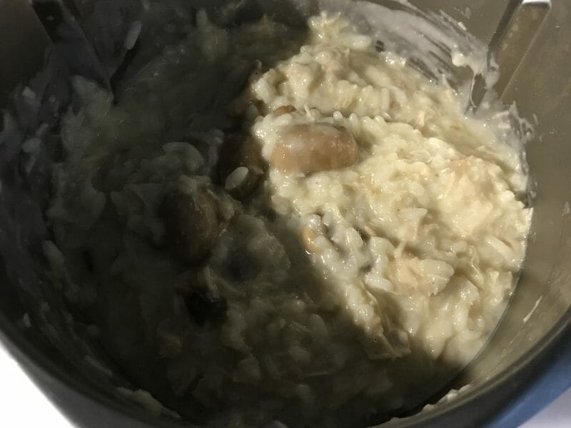 Cliquez pour zoomer ! Risotto poulet et champignons Thermomix par amandine7123