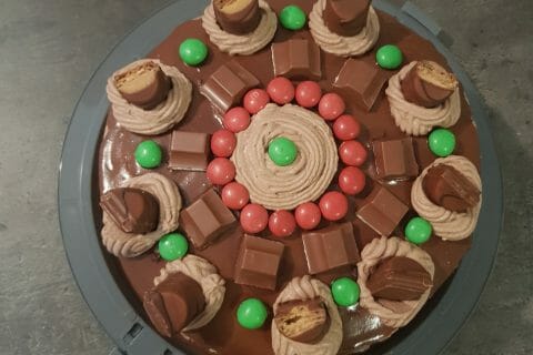 Cliquez pour zoomer ! Layer cake Kinder Bueno Thermomix par milimel