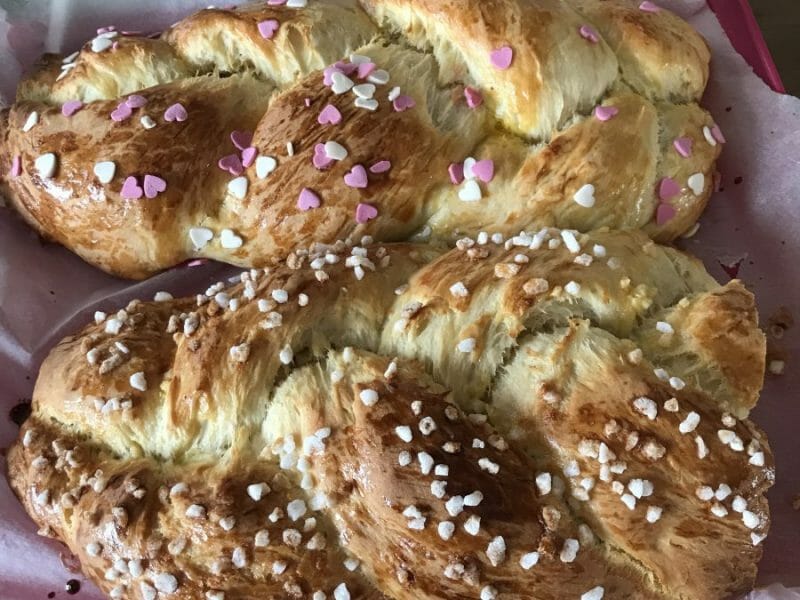 Cliquez pour zoomer ! Brioche tressée à la mie filante Thermomix par NathMiniBoulet
