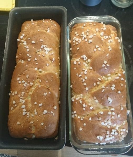 Cliquez pour zoomer ! Brioche tressée à la mie filante Thermomix par Vivi31