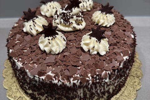 Cliquez pour zoomer ! Bûche forêt noire Thermomix par lilirego