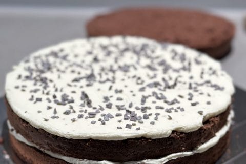 Cliquez pour zoomer ! Bûche forêt noire Thermomix par lilirego