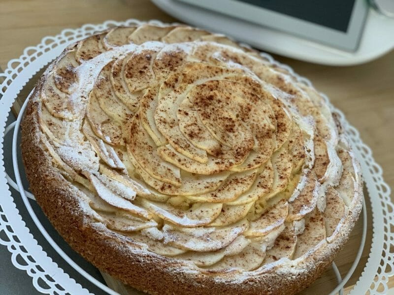 Cliquez pour zoomer ! Gâteau aux pommes et mascarpone Thermomix par lilirego