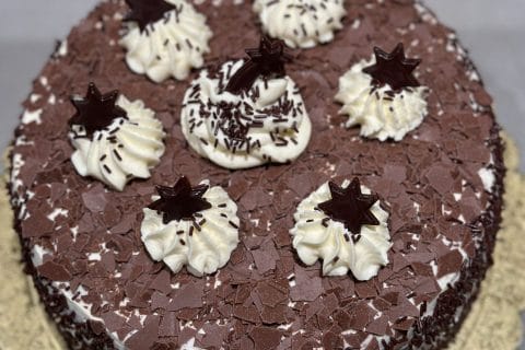 Cliquez pour zoomer ! Bûche forêt noire Thermomix par lilirego