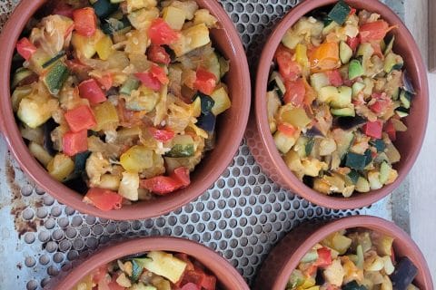 Cliquez pour zoomer ! Crumble aux légumes provençaux Thermomix par chris972