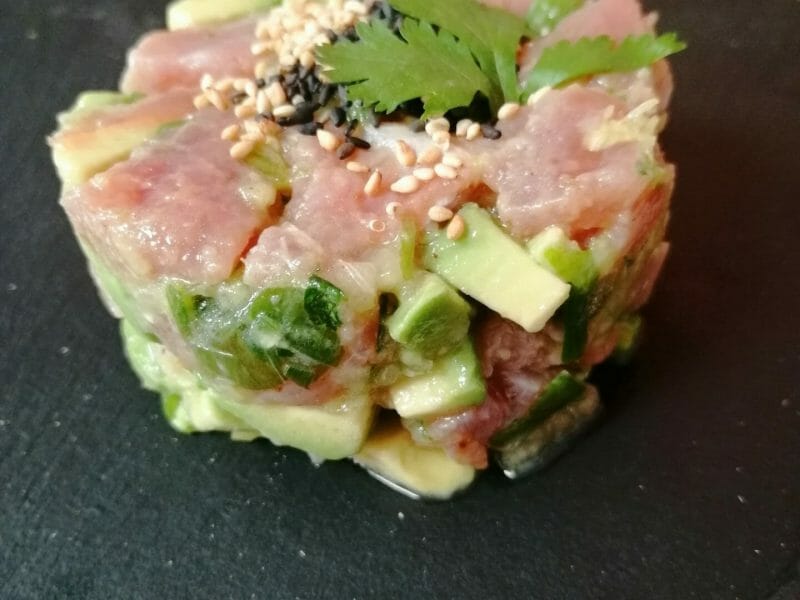 Cliquez pour zoomer ! Tartare de thon rouge Thermomix par thanauzer