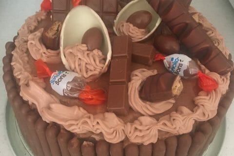 Cliquez pour zoomer ! Layer cake Kinder Bueno Thermomix par madamerosa
