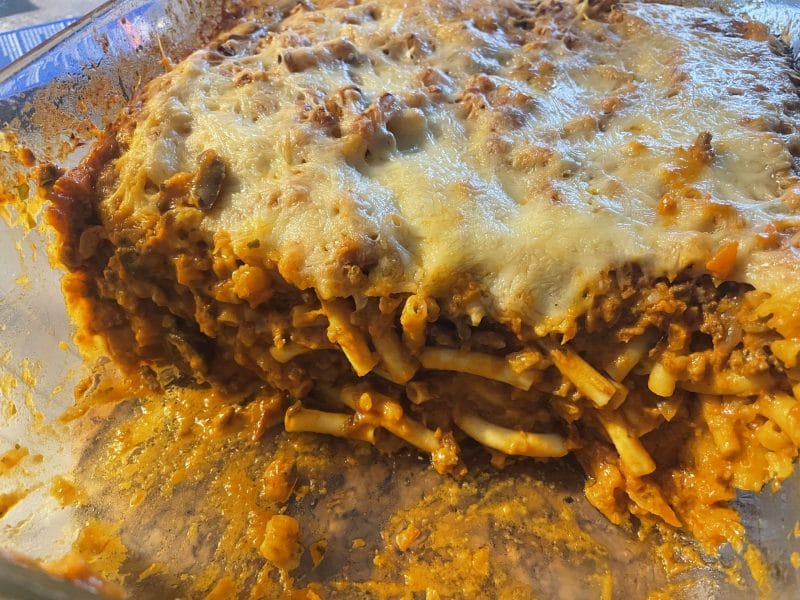 Cliquez pour zoomer ! Gratin de macaroni à la bolognaise Thermomix par sophyy