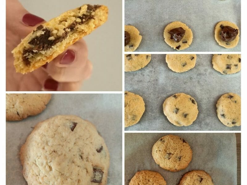 Cliquez pour zoomer ! Cookies fourrés au nutella Thermomix par eloco