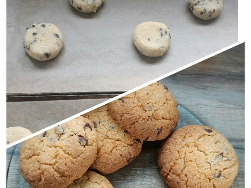 Cliquez pour zoomer ! Cookies à la noix de coco et pépites de chocolat Thermomix par eloco