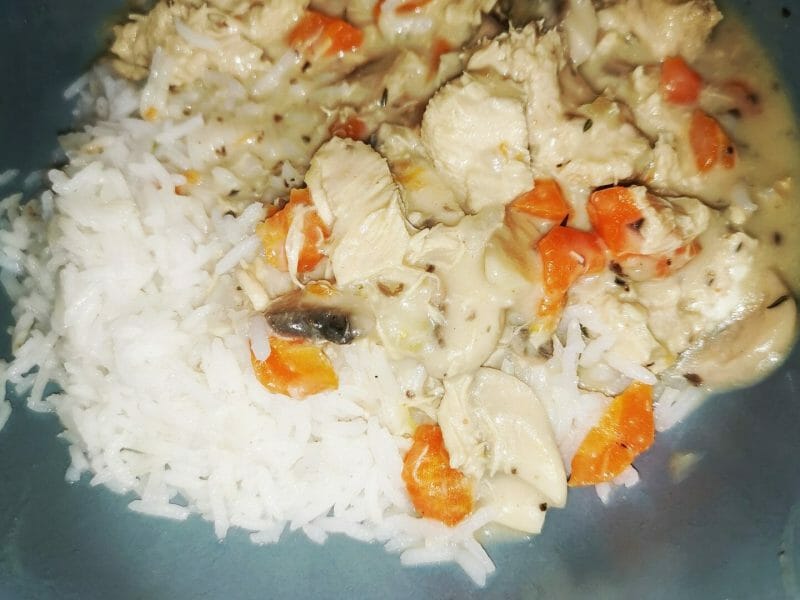 Cliquez pour zoomer ! Blanquette de poulet Thermomix par Mabzr
