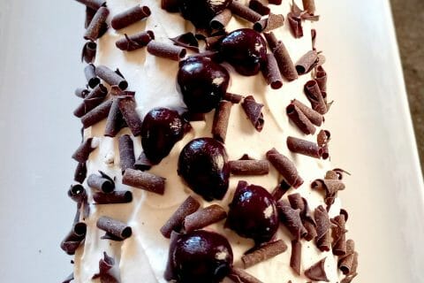 Cliquez pour zoomer ! Bûche forêt noire Thermomix par Laurence44