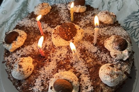 Cliquez pour zoomer ! Bûche forêt noire Thermomix par kay_1