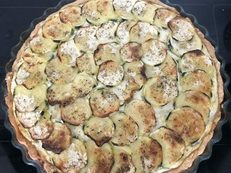Cliquez pour zoomer ! Tarte courgettes et ricotta Thermomix par megane26100