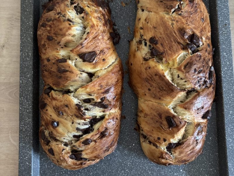 Cliquez pour zoomer ! Brioche tressée à la mie filante Thermomix par ananasplit