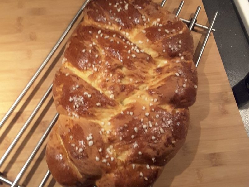 Cliquez pour zoomer ! Brioche tressée à la mie filante Thermomix par Ilanou