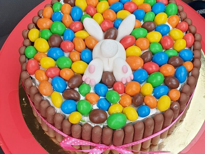 Cliquez pour zoomer ! Gâteau lapin de Pâques Thermomix par hirosaki