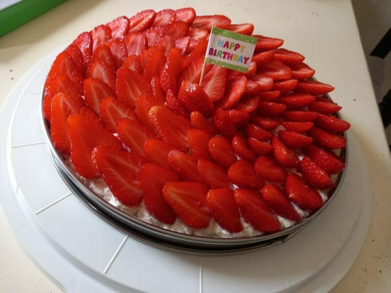 Cliquez pour zoomer ! Tarte aux fraises sans cuisson Thermomix par edhug