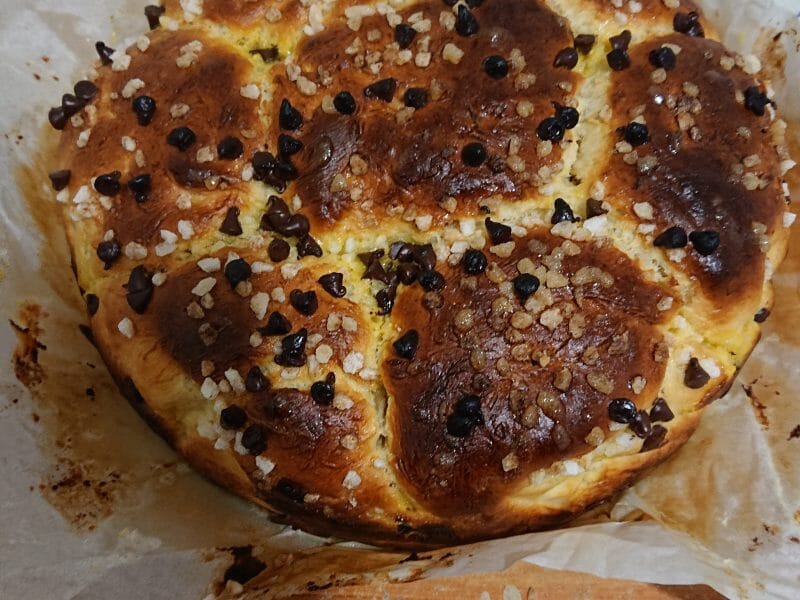 Cliquez pour zoomer ! Brioche tressée à la mie filante Thermomix par marinakajulien