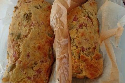Cliquez pour zoomer ! Cake salé jambon fromage et olives Thermomix par marinakajulien