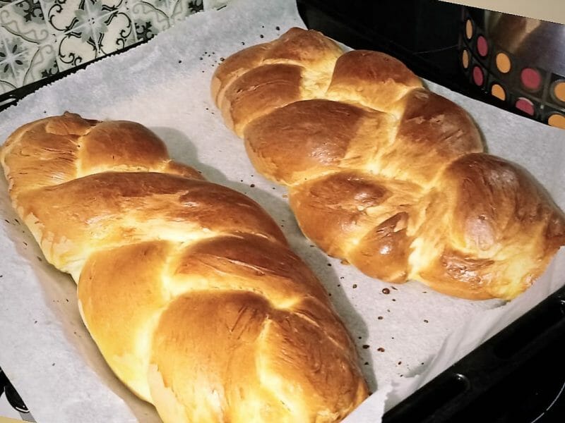 Cliquez pour zoomer ! Brioche tressée à la mie filante Thermomix par coralielis