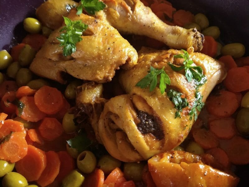 Cliquez pour zoomer ! Tajine de poulet aux olives Thermomix par gwenndoo